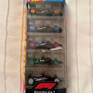 Mattel Hot Wheels Formula 1 Car Pack - Black, Blue, Green